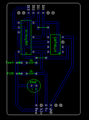 New ATTINY programming shield