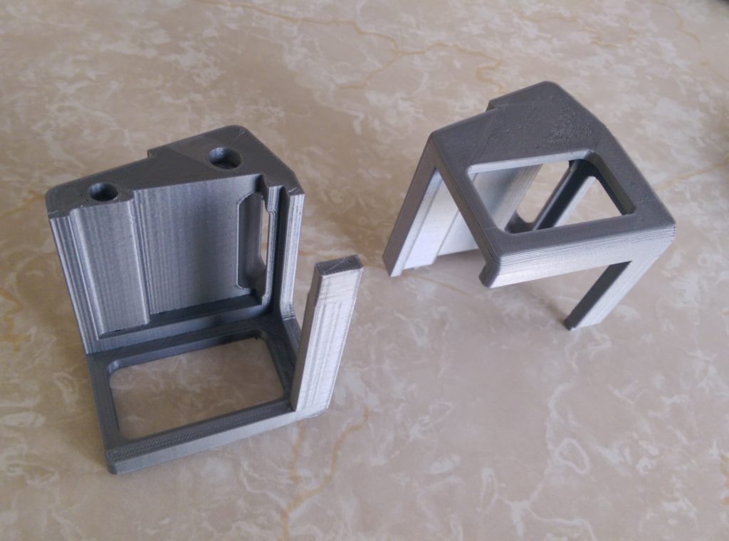 WDTV 3D Printed Brackets